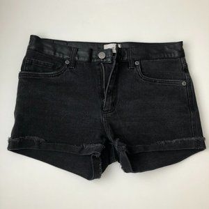 RVCA Black denim women's shorts size 26